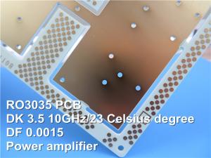 China Rogers RO3035 RF PCB Board Double Sided 30mil 0.762mm on sale