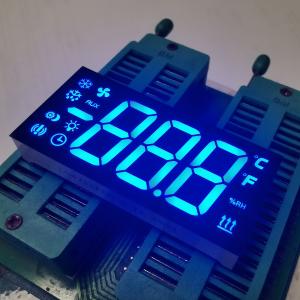 Wholesale Custom Ultra Blue 3 digit 7 segment LED display Common Cathode for Refrigerator Controller from china suppliers