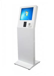 China Hotel HD Touch Screen Payment Kiosk Windows Operate System With Printer on sale