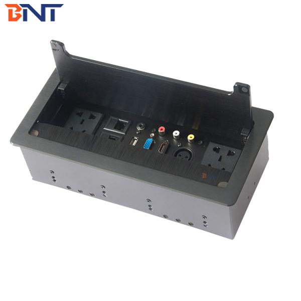 electric commerical purpose 5 gang universal power extension tabletop socket furniture usb hub with vga