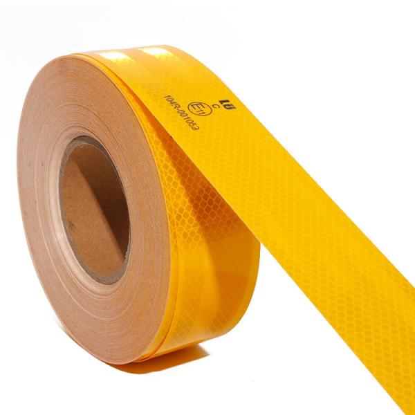 White Yellow Red Acrylic Material ECE 104R Reflective Tape Sticker For Cars