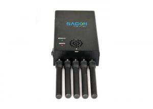 Wholesale DCS 5 Antennas Portable Signal Jammer CDMA GSM With Lithium Battery from china suppliers