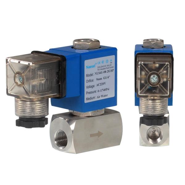 Pilot Piston High Pressure Solenoid Control Valve For Plastic Injection Machine