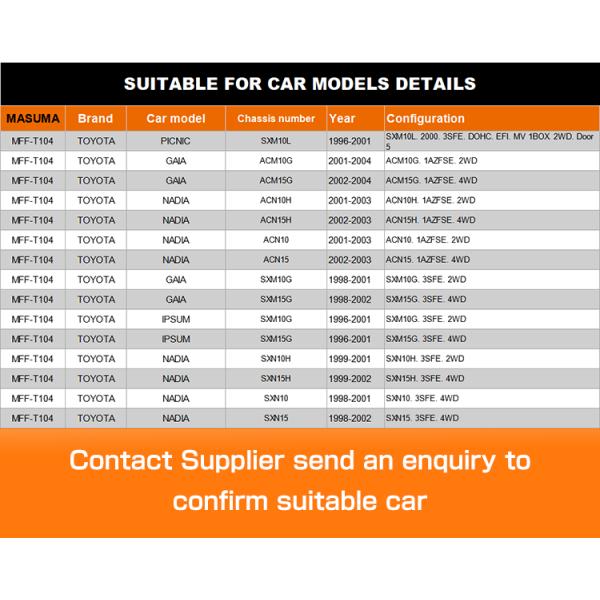 1996-2004 TOYOTA GAIA Separator Canter with Pump Fuel Filter 23300-74310 23300-74300