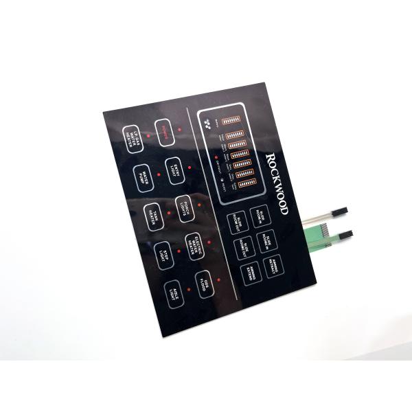 UL Certification Two Custom Membrane Keypad Switch For Power Control Module