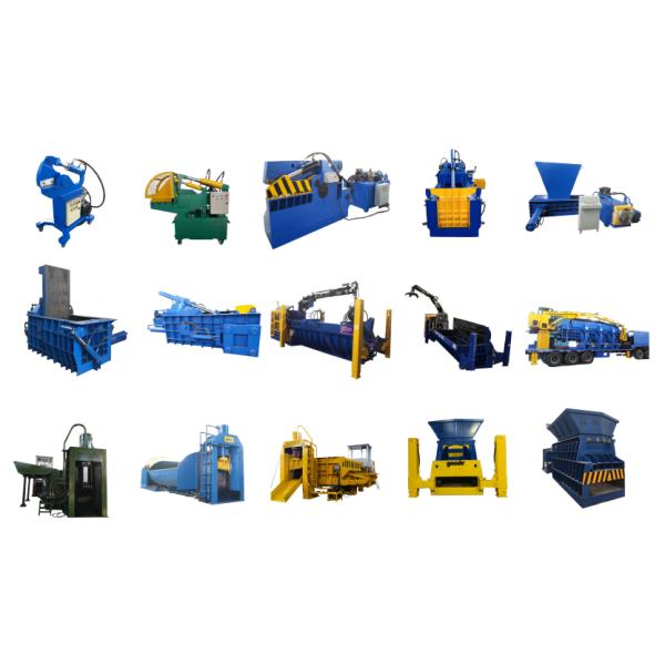 CE Metal Hydraulic Portable Scrap Car Baler Car Crusher Baler 90KW