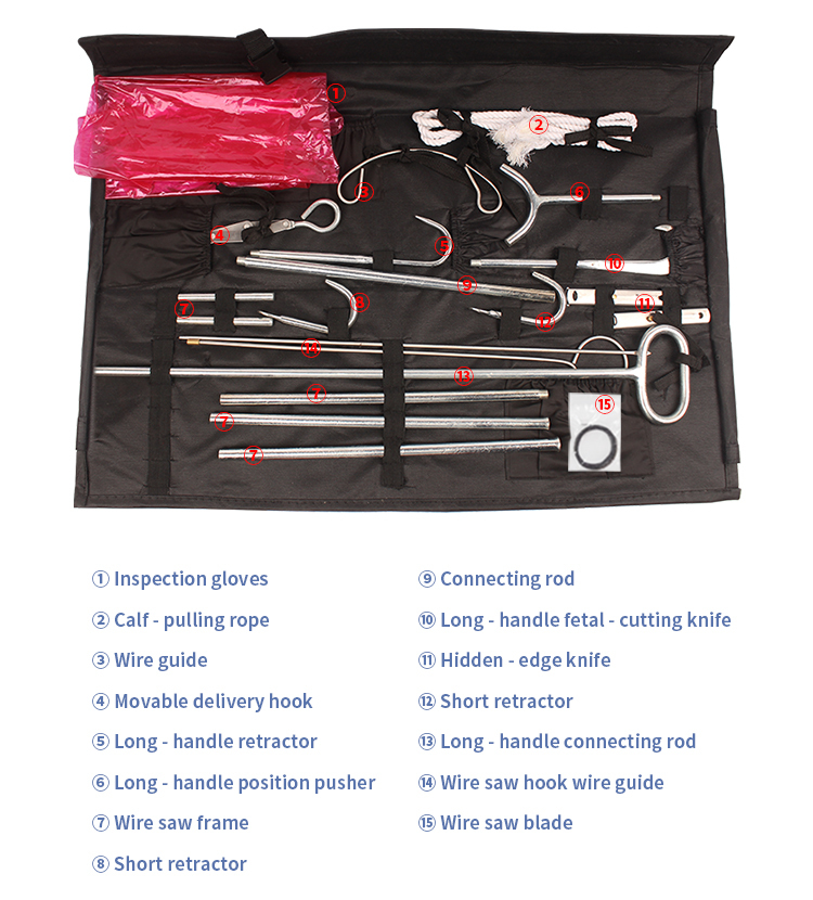 Obstetric Instruments Ergonomically For Comfortable Made With Materials