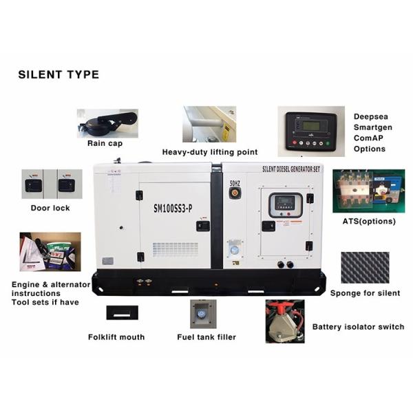 Compact Yangdong Diesel Generator ATS CE ISO Approved Tightly Structure,