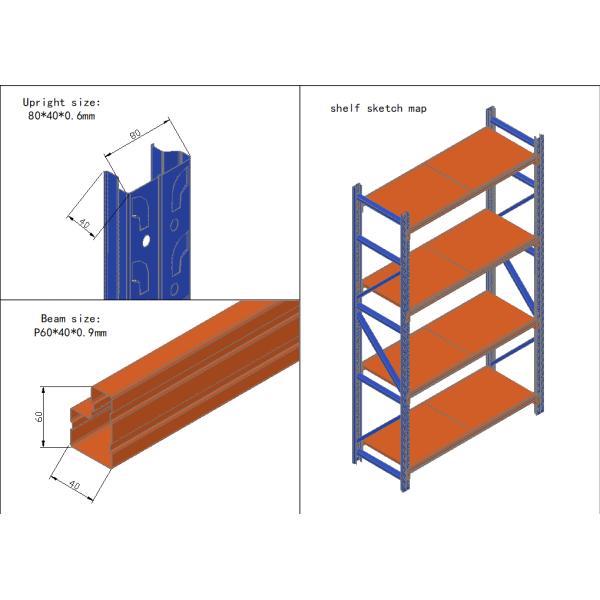 Steel Medium Duty Shelving , Light Duty Stackable Storage Racks For Garage Storage