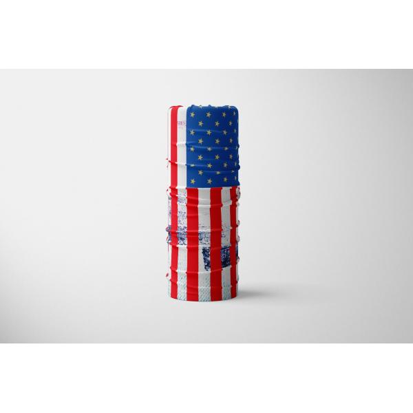Vintage Printed Men Cool USA Flag Custom Tube Bandanas