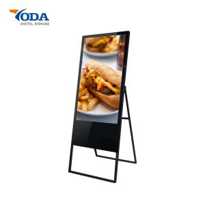 China Touch Control LCD Digital Display Signage 55 Inch Portable Totem Advertising on sale