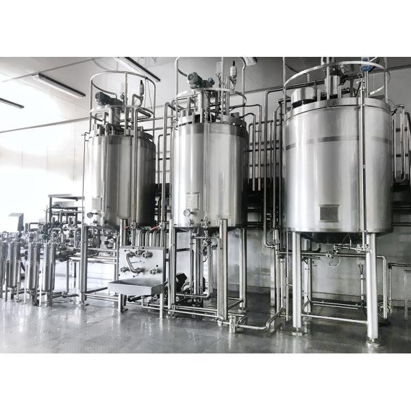 SS 50mm Insulation 3000L Yogurt Fermentation Tank for dairy products and juice