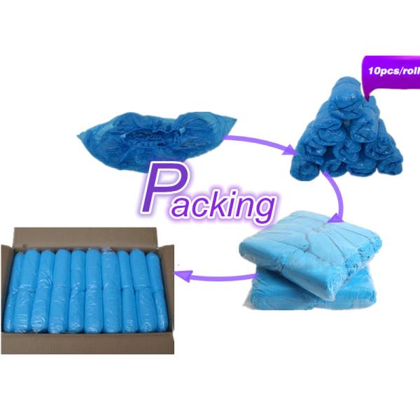 Non Toxic Disposable Overshoe Covers , Disposable Foot Covers ISO9001 Approval