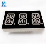 Yellow Green 14 Segment Alphanumeric Display 0.54 Inch 3 Digit Led Display