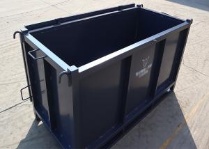 China 2T Waterproof Extended Steel Foldable Pallet Box For Industrial Transport on sale