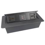 OEM customized Tabletop smart pop up socket Hide embedded Pop-up power socket