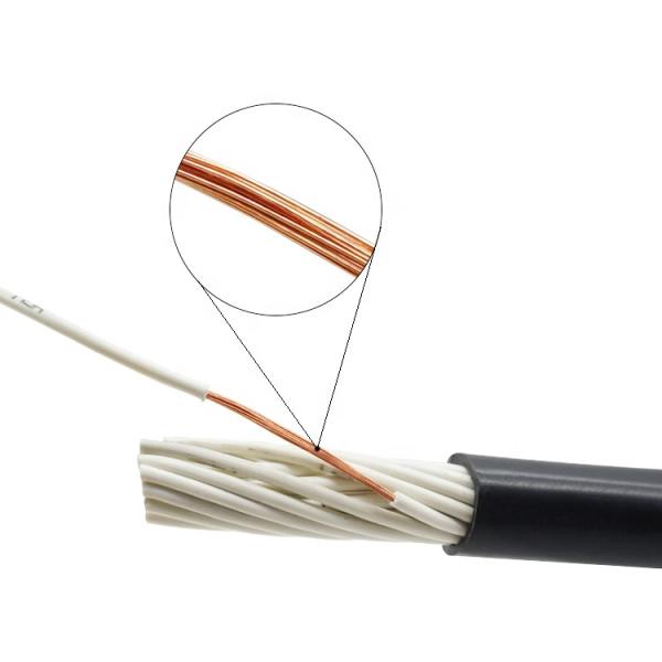 Flexible Multi Core Copper Conductor Shielded Control Cable Double PVC Sheathed KVV Cable