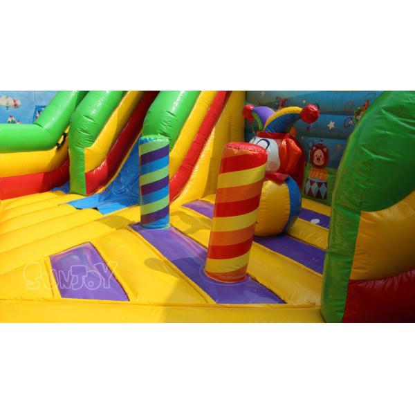 10*10*7m Inflatable Play Park Bouncy Castle Monkey Circus Playground