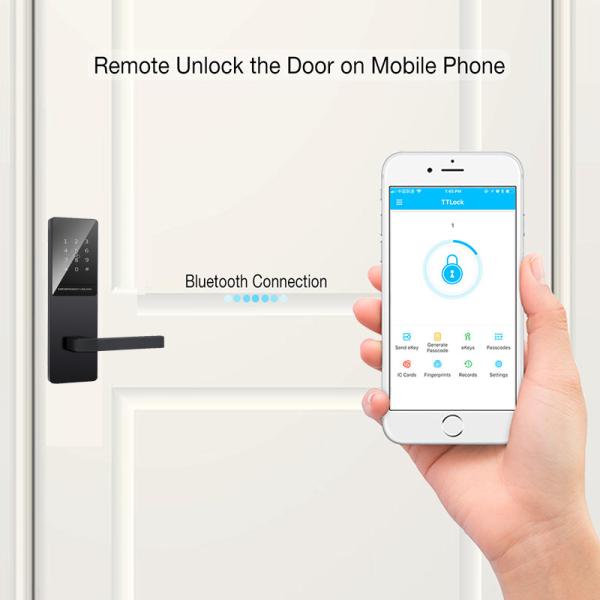 BLE Apartment Smart Door Lock 75mm Smart Keypad Door Lock