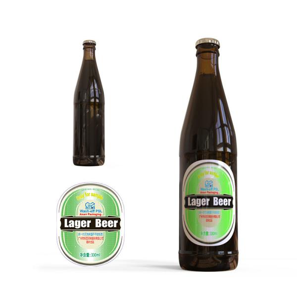 Quality Eco-Friendly Adhesives  Customized Label Sticker for Glass Bottles and Cans label sticker manufacturer for sale