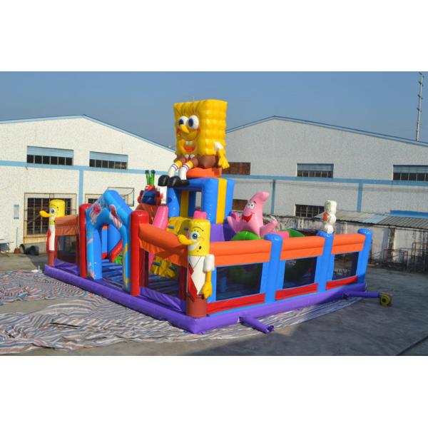 OEM Interesting Amusement Inflatable Play Park / Kids Blow Up Castle