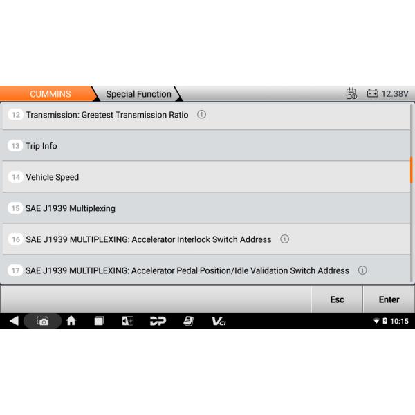 OBDSTAR ISCAN PRO SERIES CUMMINS MARINE Scanner