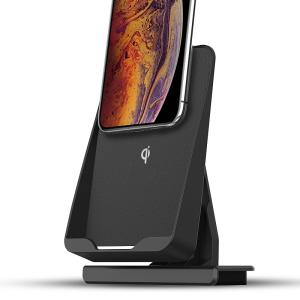 China Short Circuit Protection USB C Wireless Charger Stand , 2 Coils Qi Wireless Charging Stand on sale