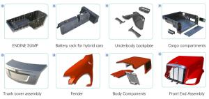 Prototyping Part Consolidate SMC And RTM Technology Good Aerodynamics