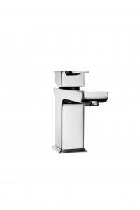 China Coral Basin Mixer Faucet Single Lever Basin Tap Chrome T8792W on sale