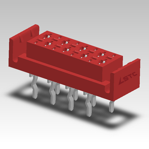Tin Plated LCP Micro Match Connector , 1.27mm Picoflex Connector Male Header