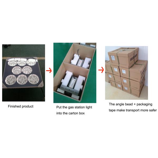 160W LED Canopy Lights IP66 100-277Vac explosion proof lighting