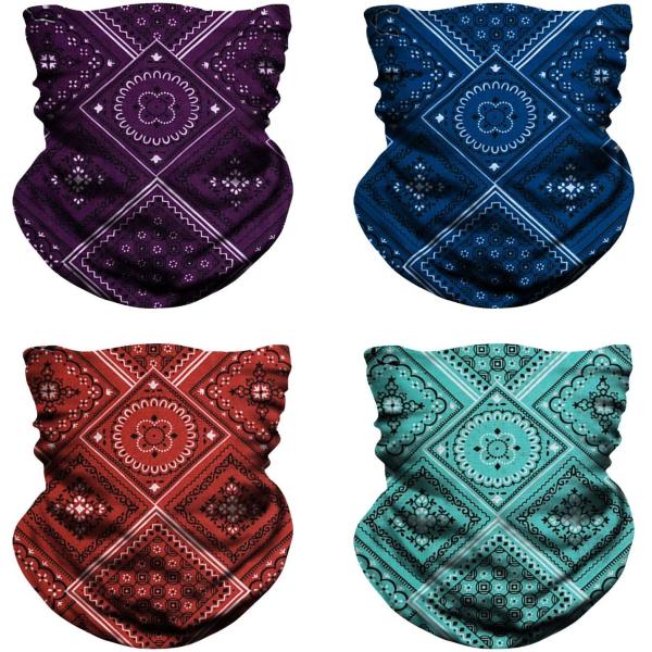 Printed Cooling Thin Women Neck Reflective Bandana
