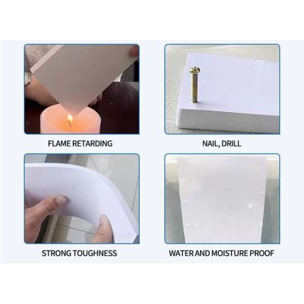 High Density PVC Co Extrusion Plastic Foam Sheet Board For Advertisement