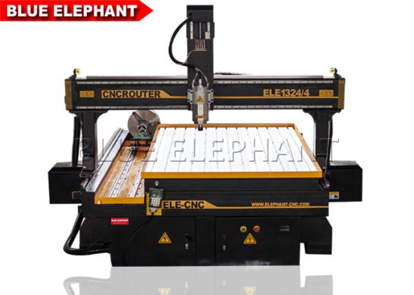Quality Professional 4 Axis Cnc Router Engraver Machine , Cnc Stone Engraving Machine 5.5 Kw Delta Inverter for sale