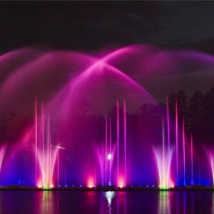 DMX Control Modern Floating Fountain With Computer Programmer