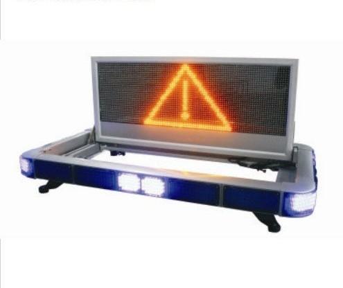 Quality Words Edit Led Warning Light Bar And Led Screen Display Full Color for sale