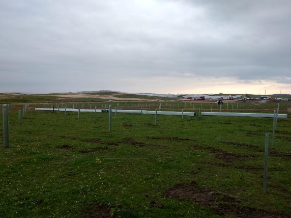 S355JR square steel tubes for photovoltaic plants with thin wall and galvanizing