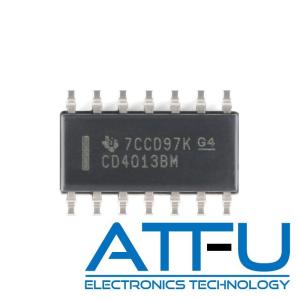 Wholesale Dual Channel D Type Flip Flop CMOS Integrated Circuits , Programming IC Chips CD4013BM96 from china suppliers