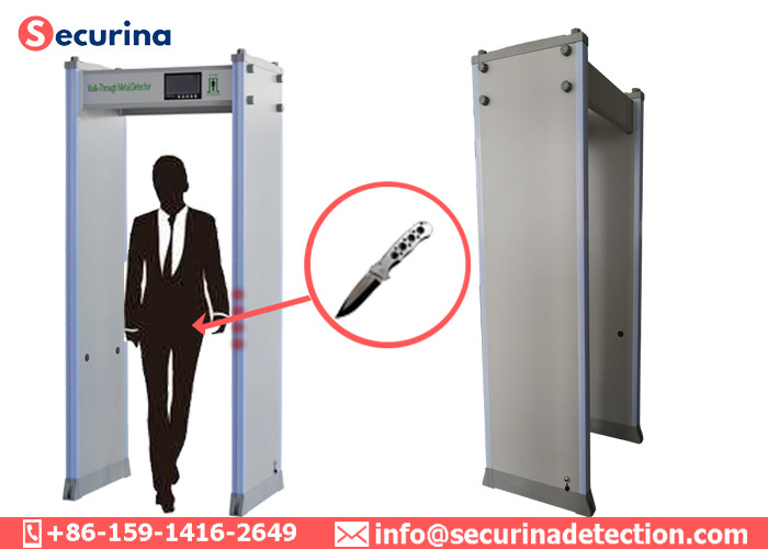 Walk Through Magnetometer Metal Detector Gate Security Check With 6 LED Display