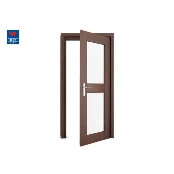 Interior Solid Oak Wood Fire Rated Wood Doors With Glass