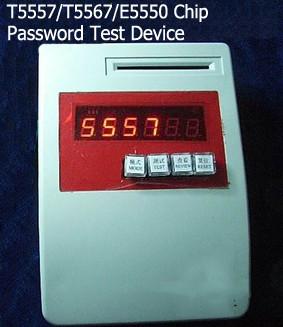 Quality T5557/T5567/E5550 chip card Password Test Device for sale