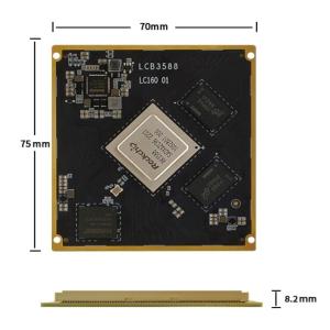 Wholesale RK3588 Android System On Module 4*A76+4*A55 6 Tops from china suppliers