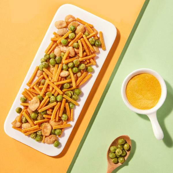 Semi Soft Green Pea Snack Palm Oil Refreshing Fruit And Nut Mix