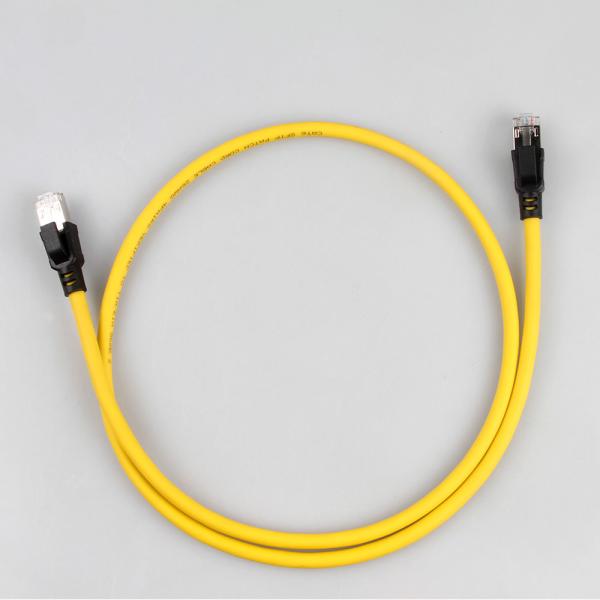 Cat 6 Shield Industrial Shielded Ethernet Cable S/FTP 26AWG BC Conductor For Server