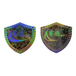 China Polarized Custom Laser Stickers Adhesive QR Code Printer Sticker ROHS on sale