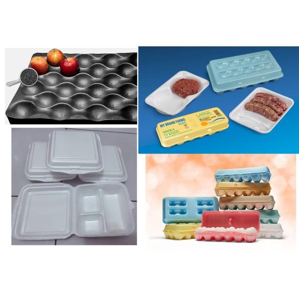 Wind Cooled Lunch Box Making Machine , Plastic Foam Sheet Extrusion Machinery