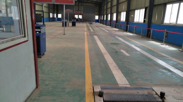 Layout Of Testing Workshop For Light Duty Vehicle Performance Testing Test Line