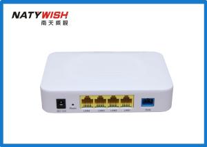 China Plastic Optical Network Terminal ONT , 1GE + 3FE 4 Ports Optical Network Unit ONU on sale