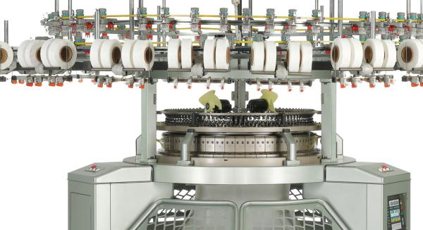 Quality Fleece High Speed Circular Knitting Machine Single Jersey Three Thread 5.50KW for sale