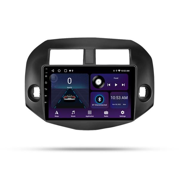 Quality 2 Din Android Car Multimedia Player For Toyota RAV4 2007 Android 10 Car Stereo GPS Navigation With Frame for sale